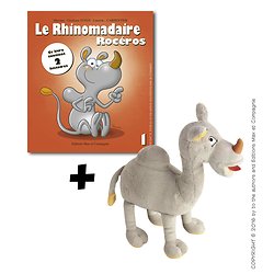 Le Rhinomadaire-rocéros : Livre + Peluche