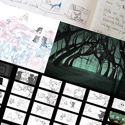 Cours online Story (création d'univers, storyboard)