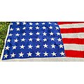 Grand drapeau US 48 étoiles ww2