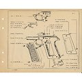 Platine / éjecteur  pistolet MAS PA 35s  