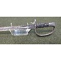 Rare sabre baionnette Anglais Artillerie 1879 a dents de scies