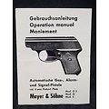 Notice pistolet Mayer & Sohne