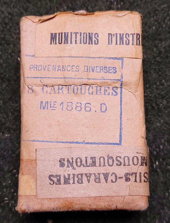 RARE munitions d instruction LEBEL 1886 D