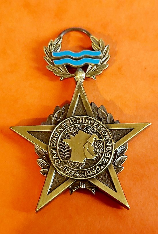 Médaille Campagne RHIN et DANUBE 1944 1945,1° Armée Française