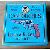 Boite de 25 cartouches 12mm Perrin &  Galand ** catégorie D **   