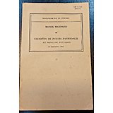 Manuel technique  " élément de psycho-pathologie en médecine d aviation " 1944