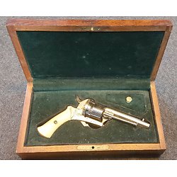 Coffret Revolver 7mm a broche type Lefaucheux