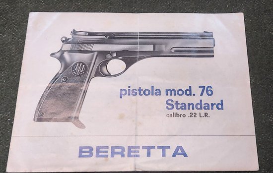 Notice Beretta 76