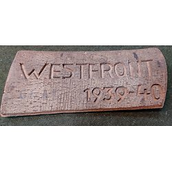 Plaque Allemande " westfront " 1939-40