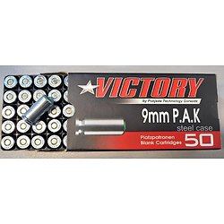 Boite de munition a blanc VICTORY  9mm PAK