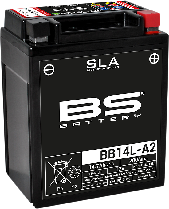 Batterie BS BTX14AHL - BB14L A2/B2