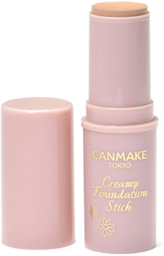 Canmake - Creamy Foundation Stick - Fond de teint stick (01 Beige clair) SPF50+ PA++++