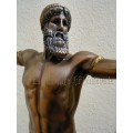 Statue de Zeus style bronze/Mythologie/Grèce Antique
