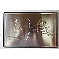 PLAQUE METAL AVION/NAKED FANNY/RELIEF/