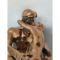 Le Baiser de Rodin doré/salon de Paris 1898