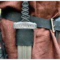 Porte dague ou épée chevalier/baudrier