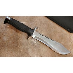 Couteau de chasse WHITE BEAR avec étui pour ceinture 