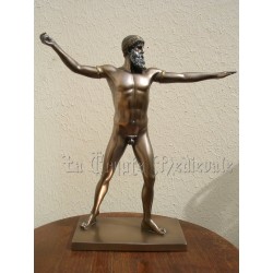 Statue de Zeus style bronze/Mythologie/Grèce Antique