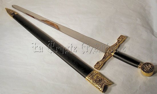 Épée Excalibur Avec Fourreau/Roi Arthur/