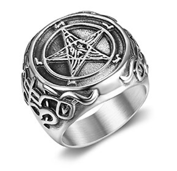CHEVALIERE PENTACLE BAPHOMET A