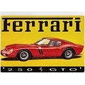 PLAQUE METAL FERRARI 250 GTO