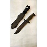 Couteau Tactical BLACK BEAR Noir avec étui pour ceinture