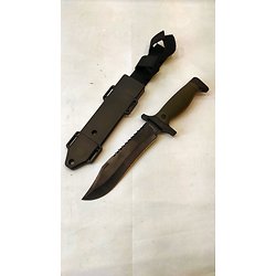 Couteau BLACK BEAR Noir avec étui pour ceinture