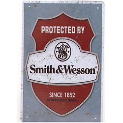 PLAQUE METAL PROTECTED BY SMITH ET WESSON
