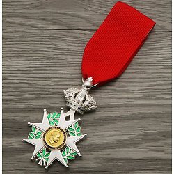 Médaille de la Légion d'honneur silver- HONNEUR ET PATRIE - Empereur Napoléon  (copy)