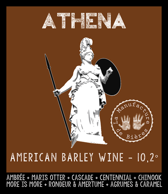 Bouteille 33cL - Athena - Amercian Barley Wine 