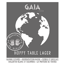 Bouteille 33cL - Gaia - Hoppy table lager