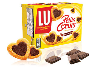 LU - Petits Coeurs Chocolat - Disponible à partir du 25/08
