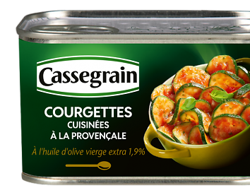 CASSEGRAIN - Courgettes Cuisinées à la Provençale