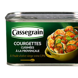 CASSEGRAIN - Courgettes Cuisinées à la Provençale