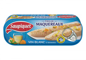 SAUPIQUET - Filets De Maquereaux Au Vin Blanc