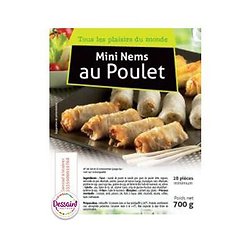 4 Nems au Poulet + Sauce