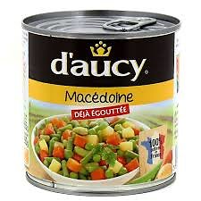 DAUCY - Macédoine de Légumes - Disponible à partir du 25/08
