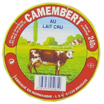 Camembert au Lait Cru de Normandie