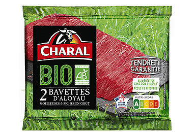 CHARAL - 2 Bavettes d'Aloyau BIO - DLC 27/01