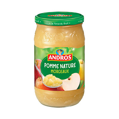ANDROS - Compote Pomme Nature Morceaux