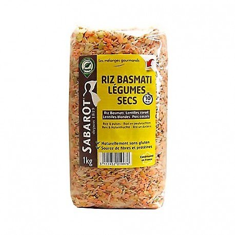 SABAROT - Riz Basmati et Légumes Secs