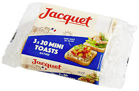 JACQUET - 3 X 20 Mini Toasts