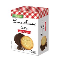 BONNE MAMAN - Sablés Chocolat Noir