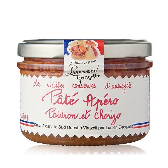 LUCIEN GEORGELIN - Pâté Apéro - Poivron et Chorizo