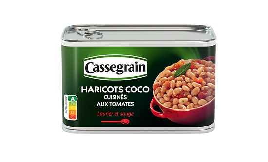 CASSEGRAIN - Haricot Coco Cuisinés aux Tomates