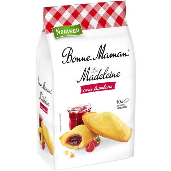BONNE MAMAN - La Madeleine - Coeur Framboise