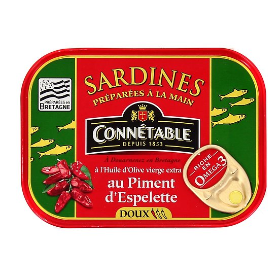 CONNÉTABLE - Sardines - Huiles d'Olives - Piment d'Espelette