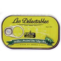 LES DÉLECTABLES - Sardines - Huile d'Olive Vierge Extra