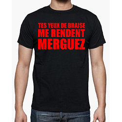 Tee-Shirt Homme - Tes Yeux de Braise