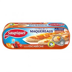 SAUPIQUET - Filets de Maquereaux - Sauce Escabèche